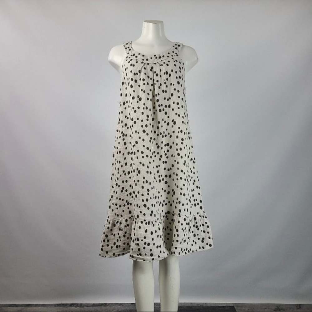 Terror Millennio Polka Dot Linen dress. Size M